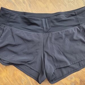 Lululemon Black Speed-Up Shorts